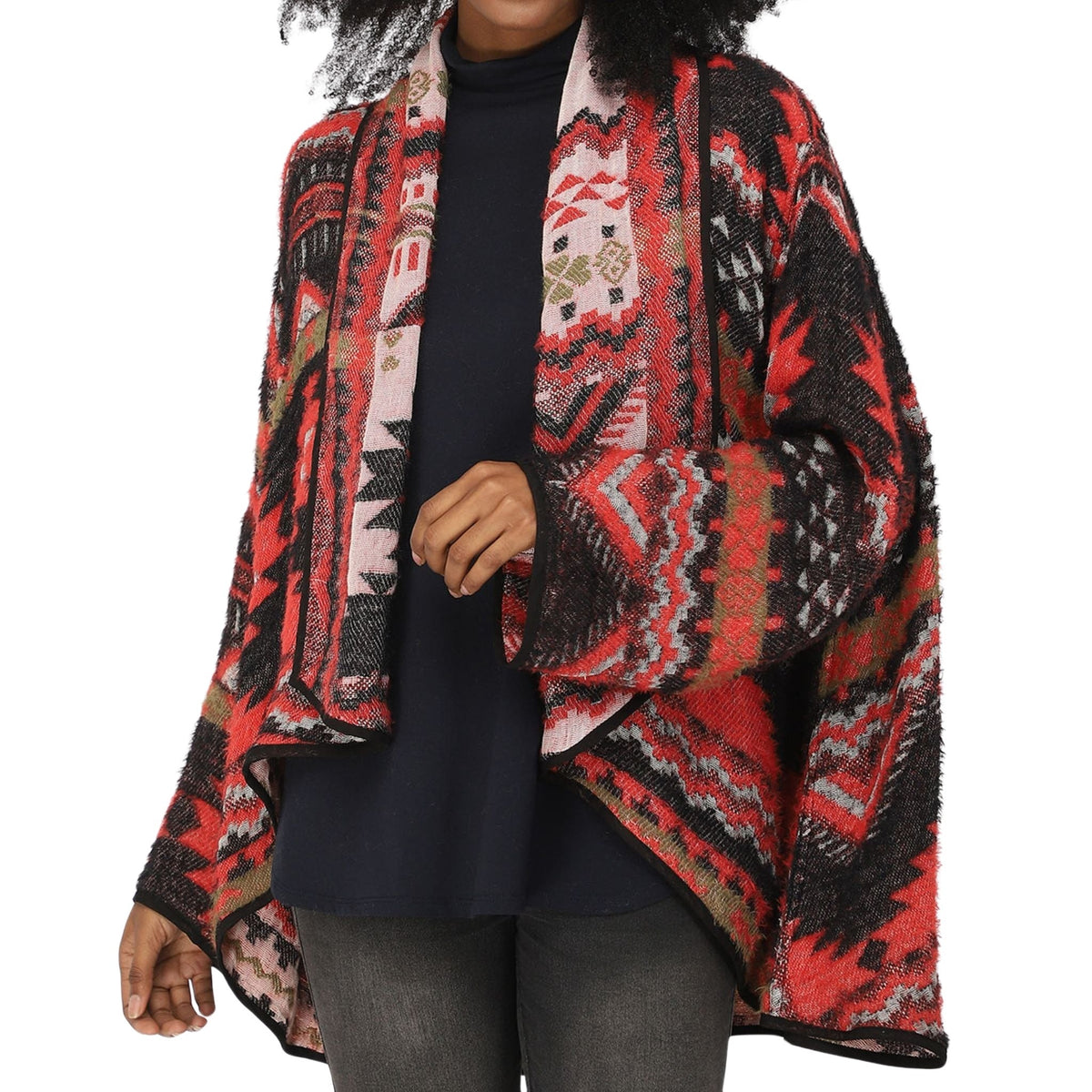 Santo Kimono - Black Cherry
