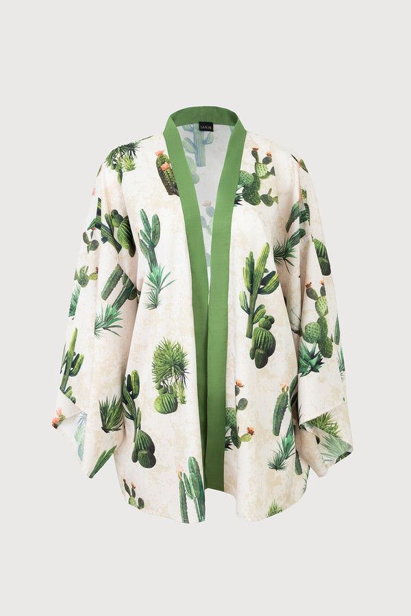 Cacti Short Kimono - MULTI