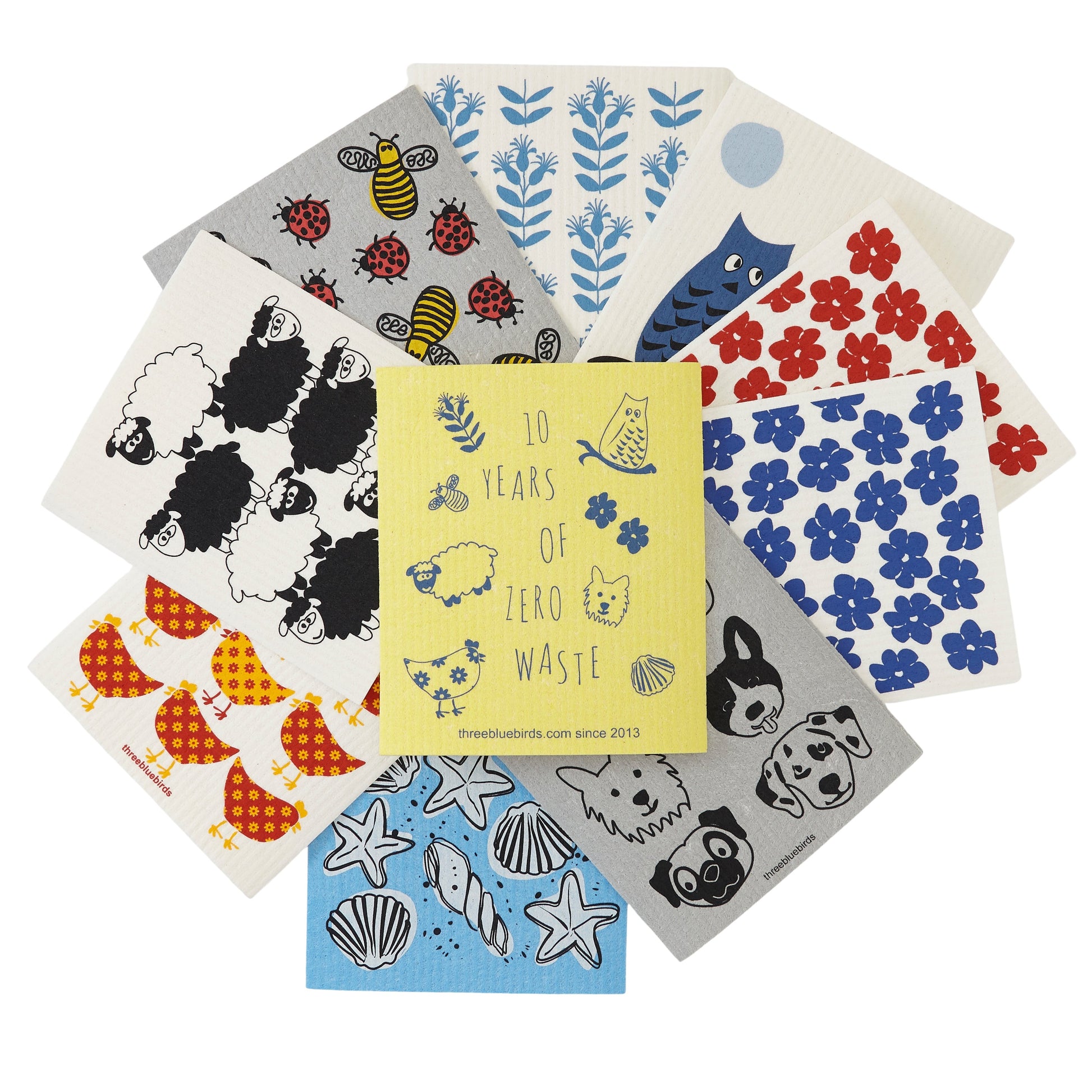 10 Years of Zero Waste Bundle Swedish Dishcloths