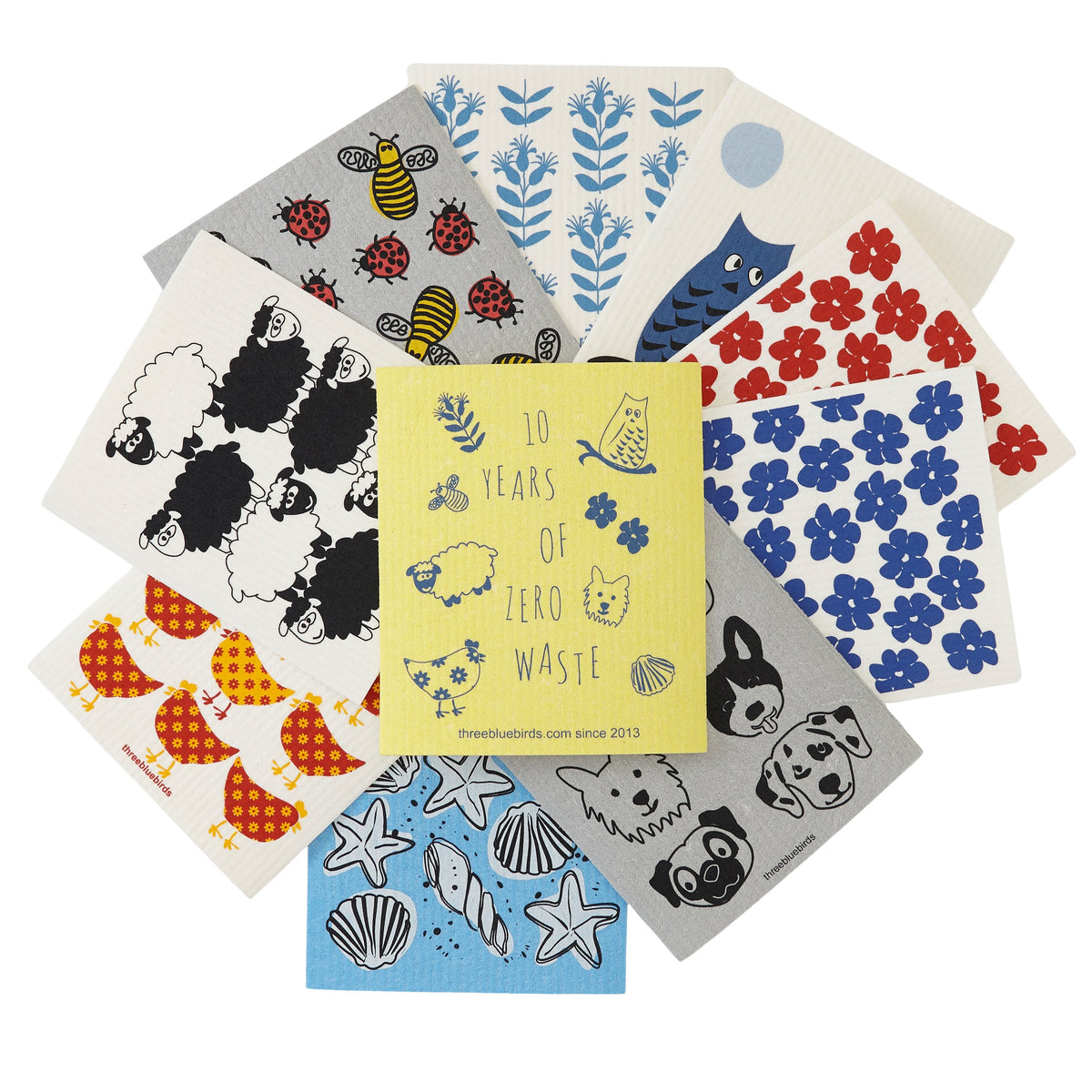 10 Years of Zero Waste Bundle Swedish Dishcloths