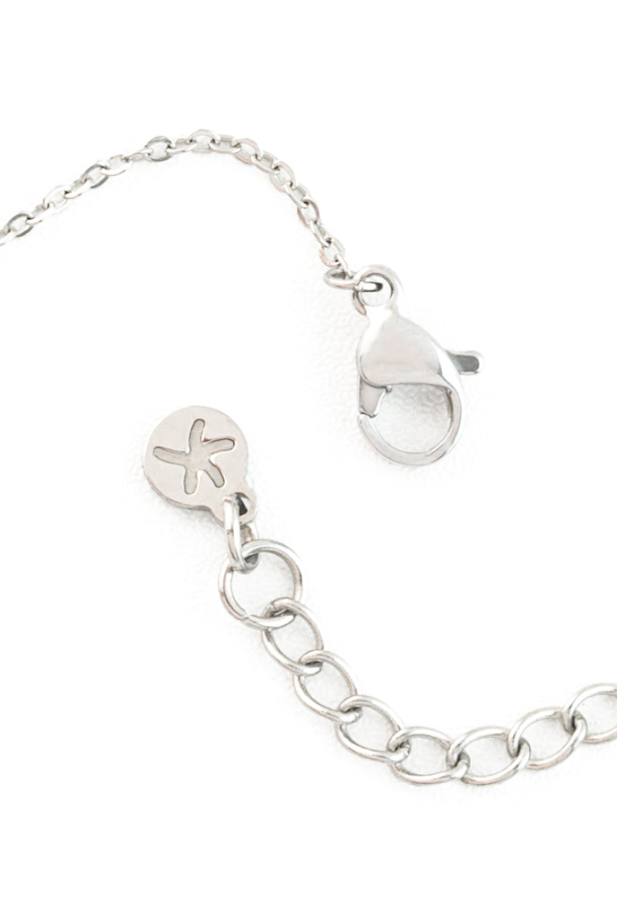 Starfish logo, starfish symbol, silver necklace chain, women's silver necklaces, sustainable fair trade business