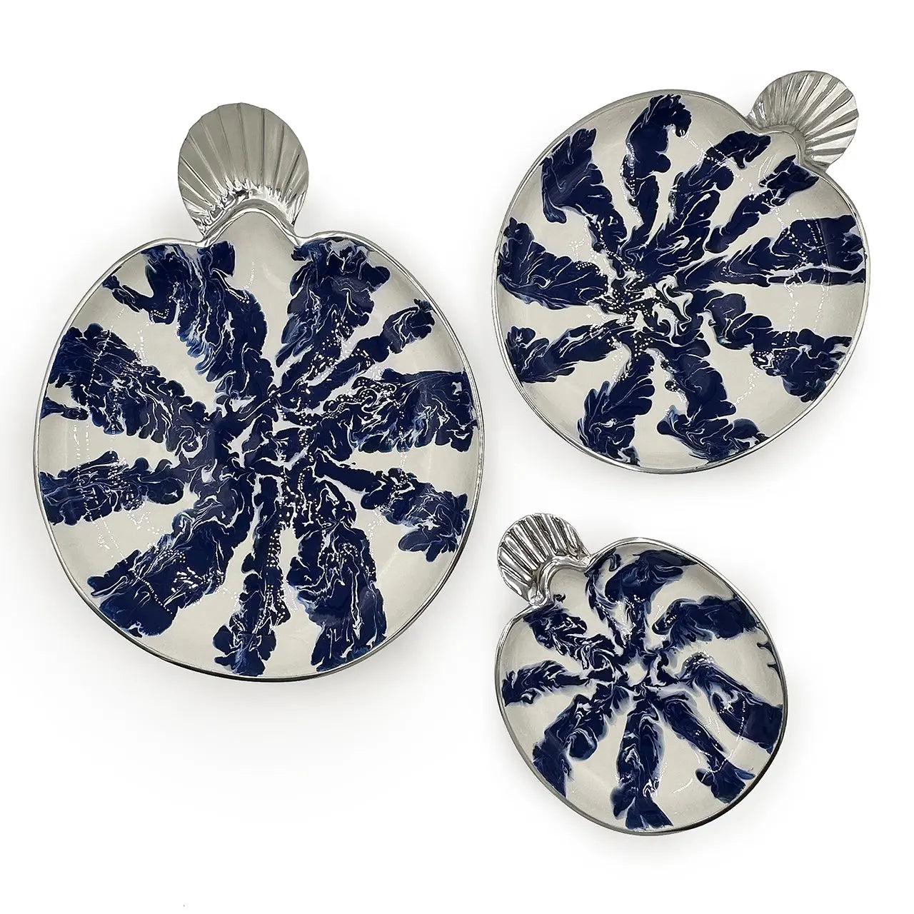 LA MAR Round Serving Platter - Nima Oberoi Lunares 