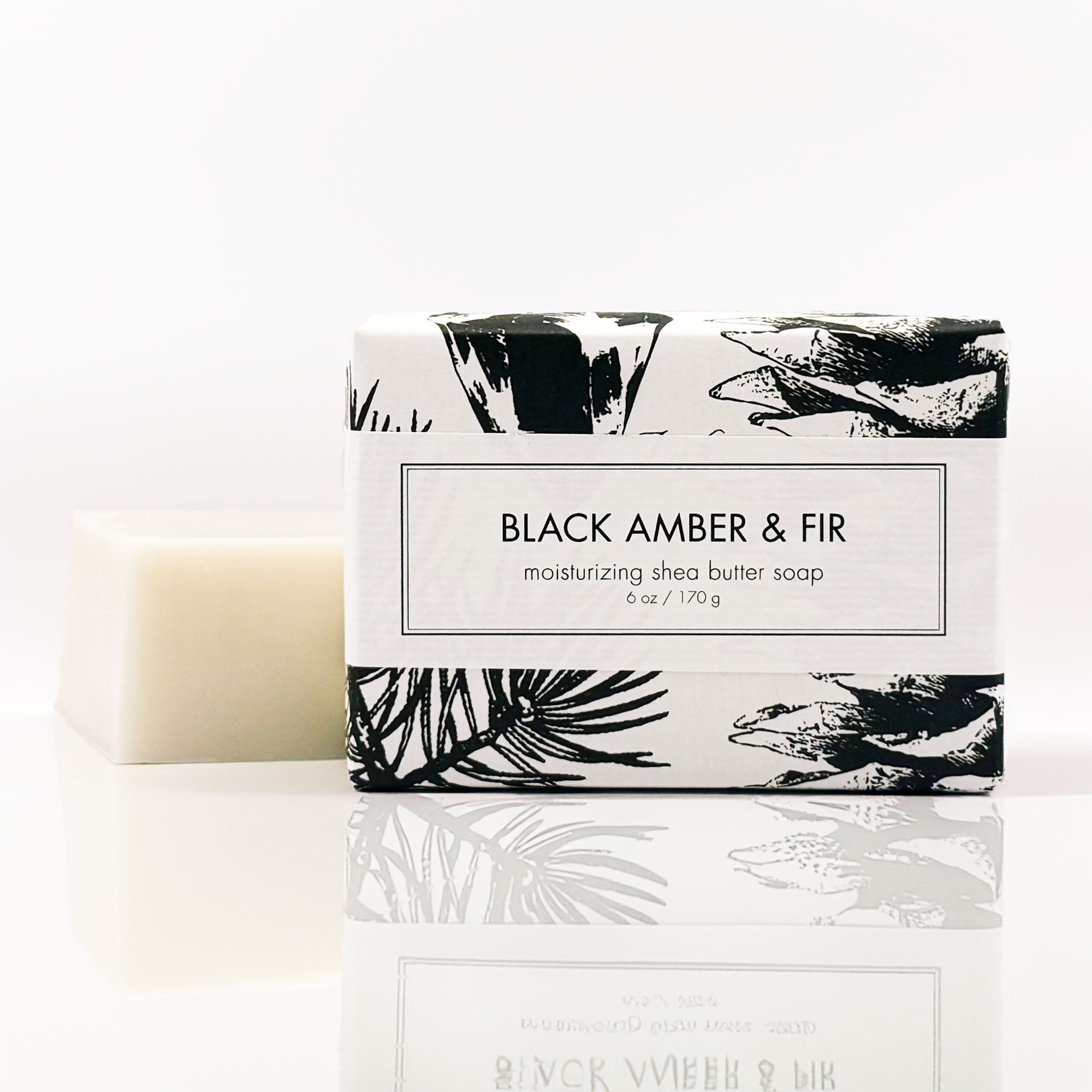 Black Amber & Fir - Shea Butter Soap
