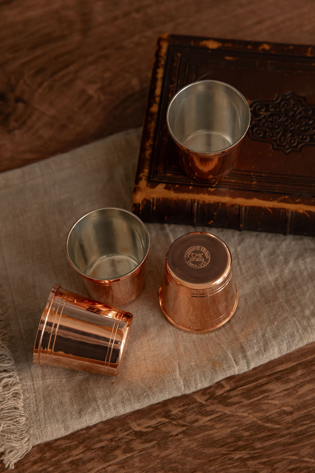 CMK Vintage Inspired Shot Glass Set of 2 or 4