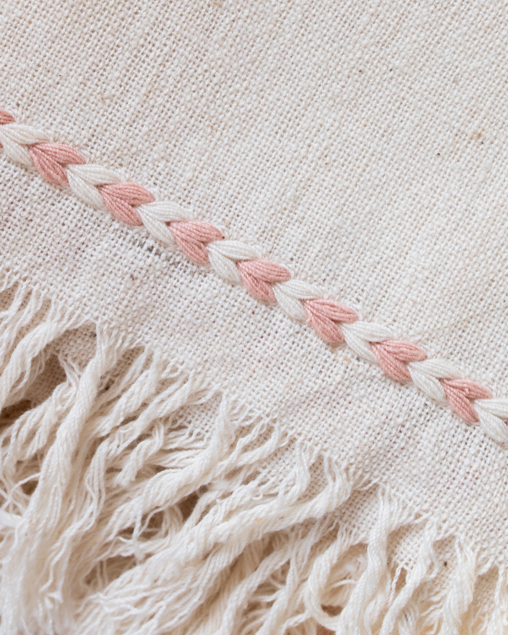 Blush Braid Detail Napkin - Thumbnail 2