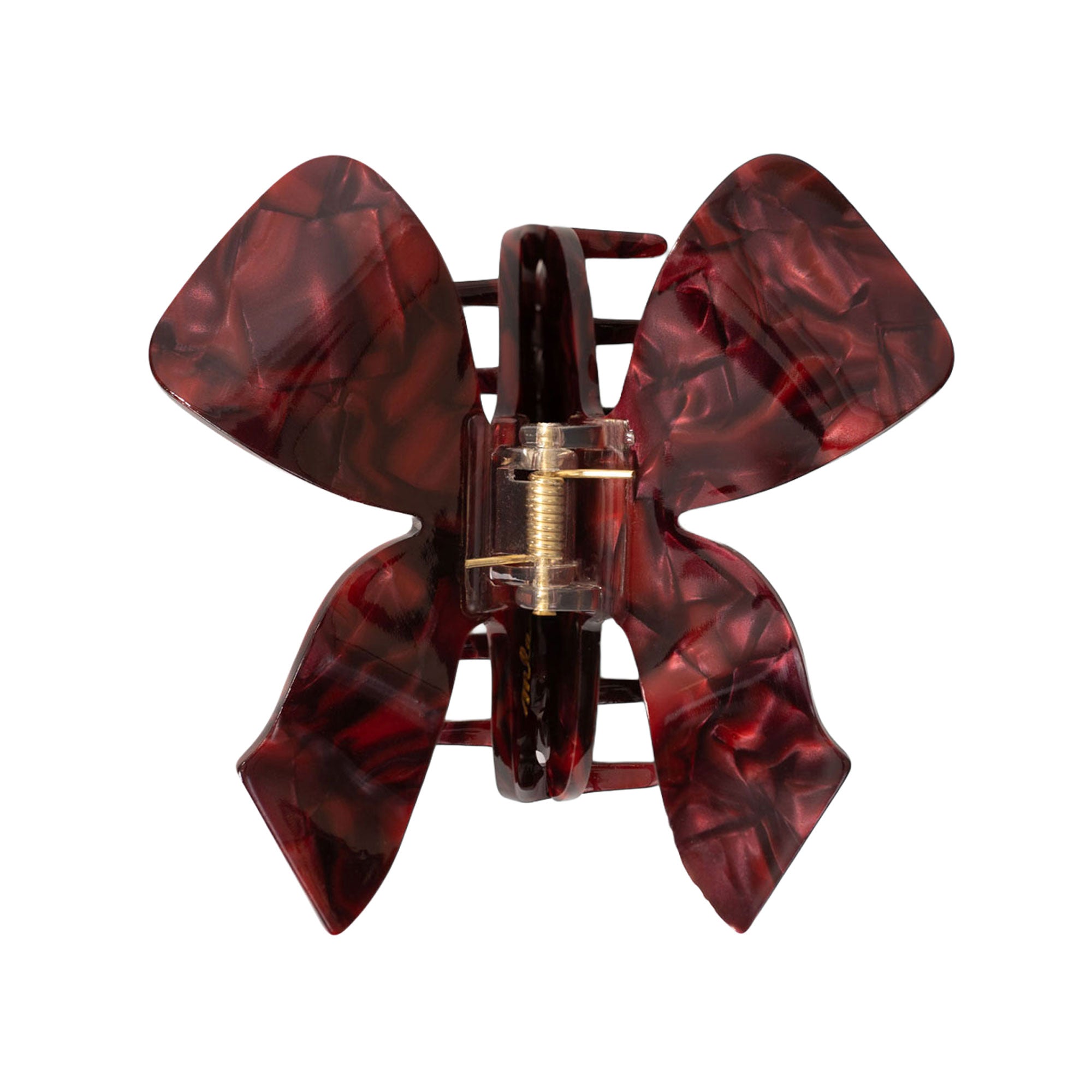Bow Claw in Burgundy