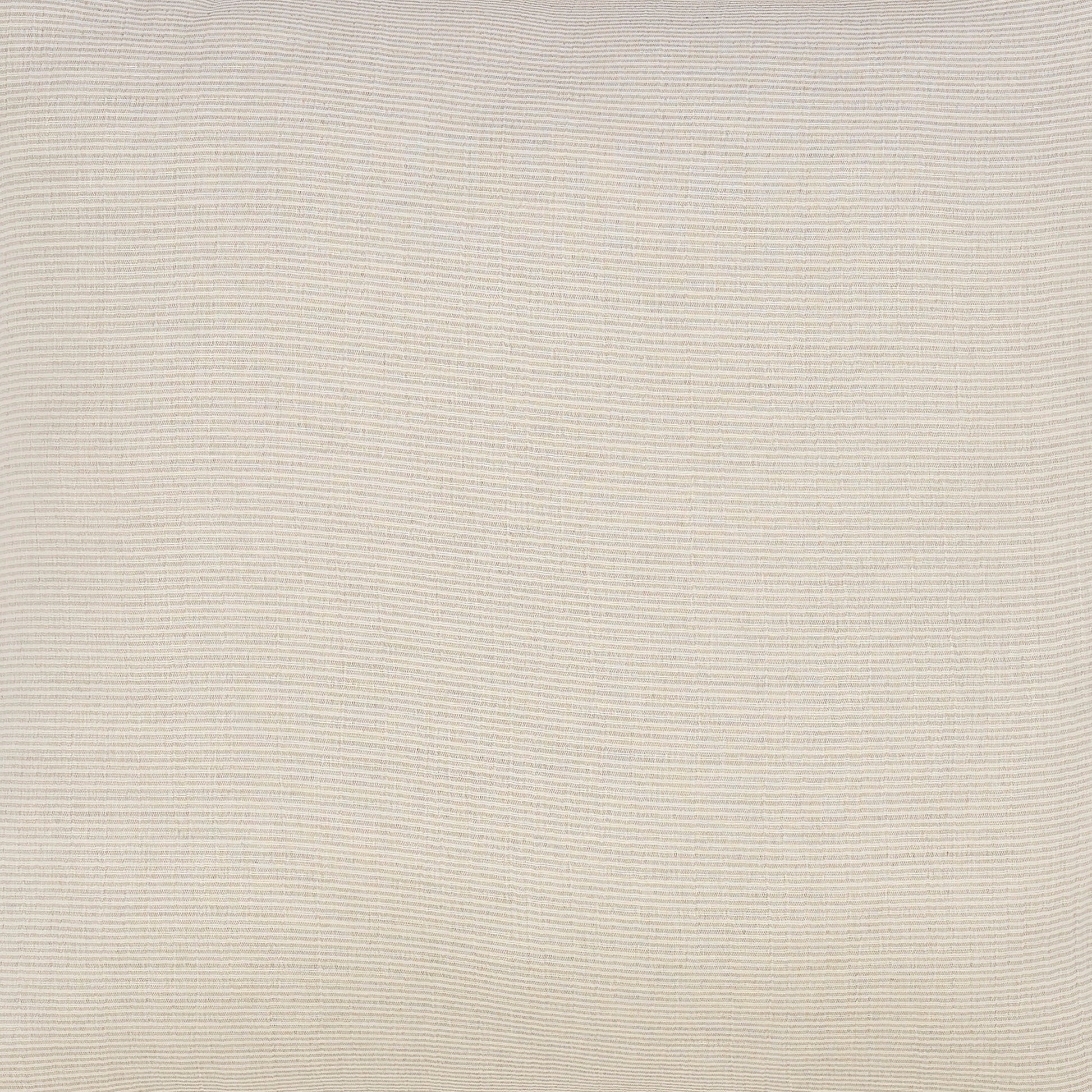 TP-114-1426_2|Close-up of cream color woven pillow fabric texture, featuring subtle horizontal stripes for versatile decor.