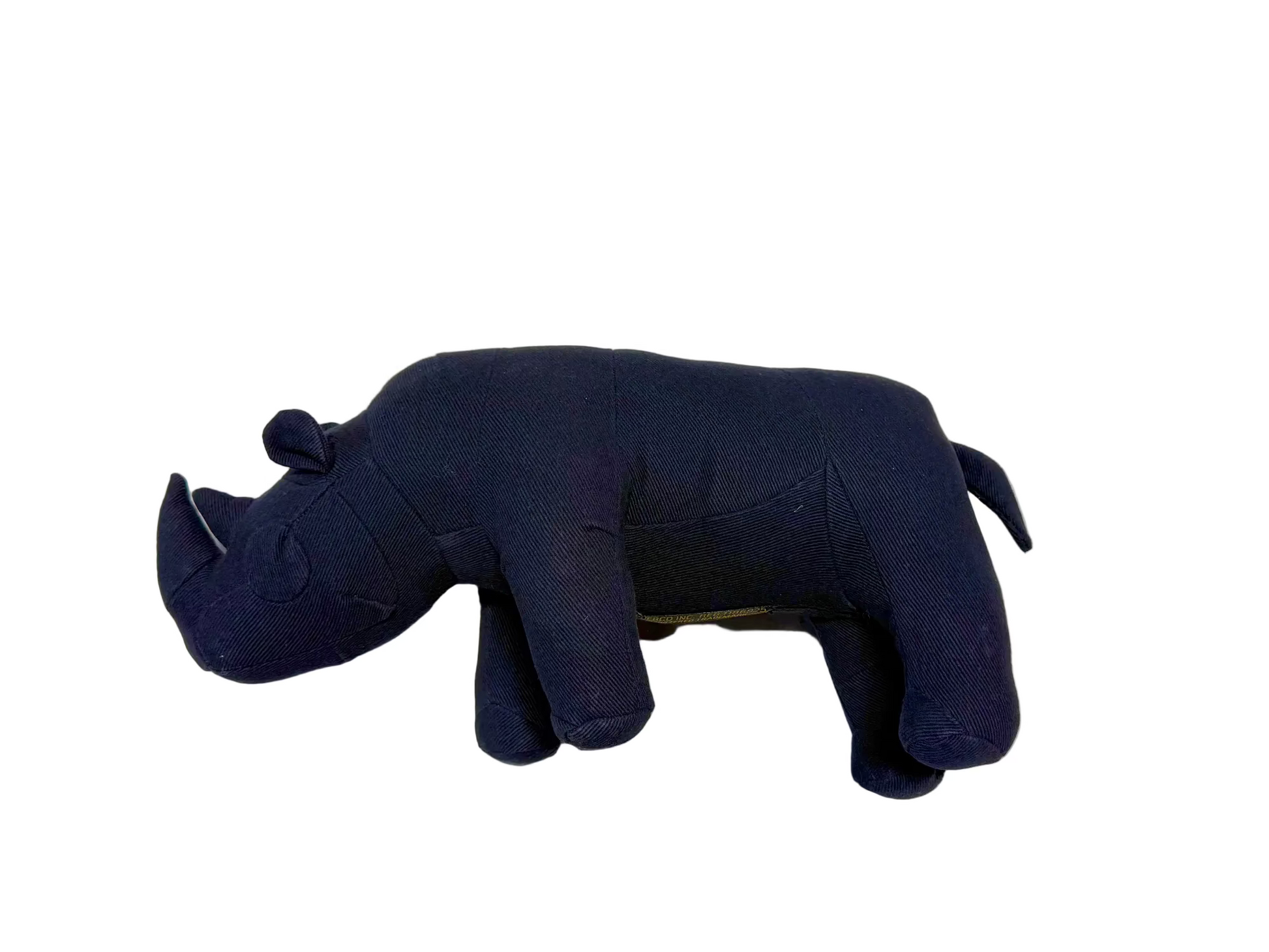 Vintage Fabric Stuffed Animal Dog Design By Puebco 7