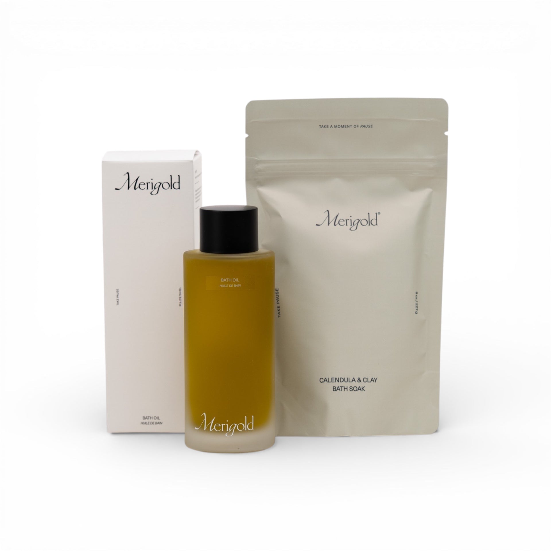 Bath Oil + Calendula & Clay Bath Soak Bundle