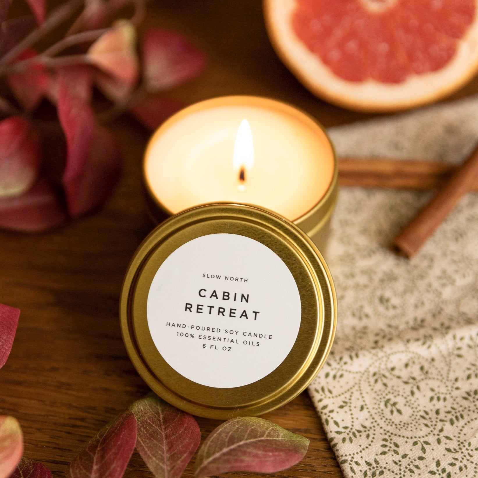 Cabin Retreat (Seasonal) - Cedarwood, Grapefruit & Cinnamon