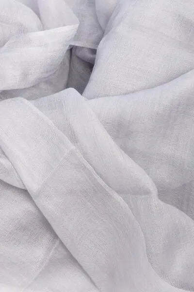 Delicate Solid Cashmere Scarf Slate Gray