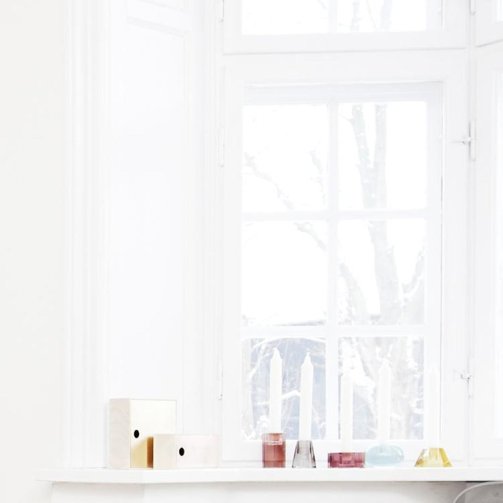 Nordic Candleholder In Clear Small Facet By Oyoy 4