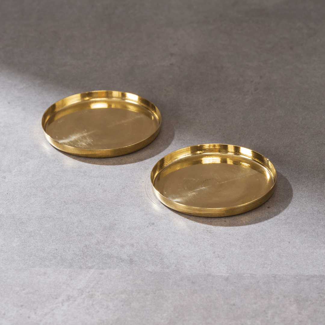 Brass Coasters set