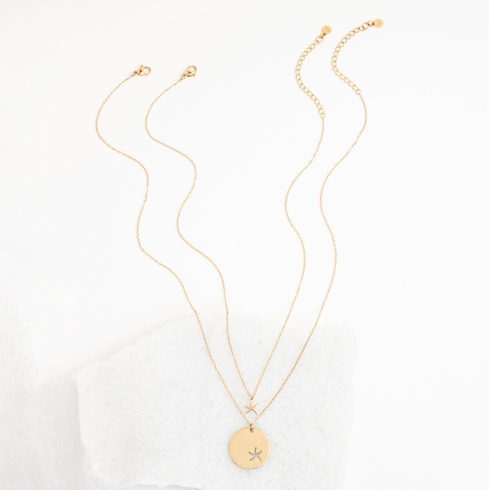 Full length necklace photo, adjustable chain, set of gold necklaces, home shopping jewelry, best Mother's day gift