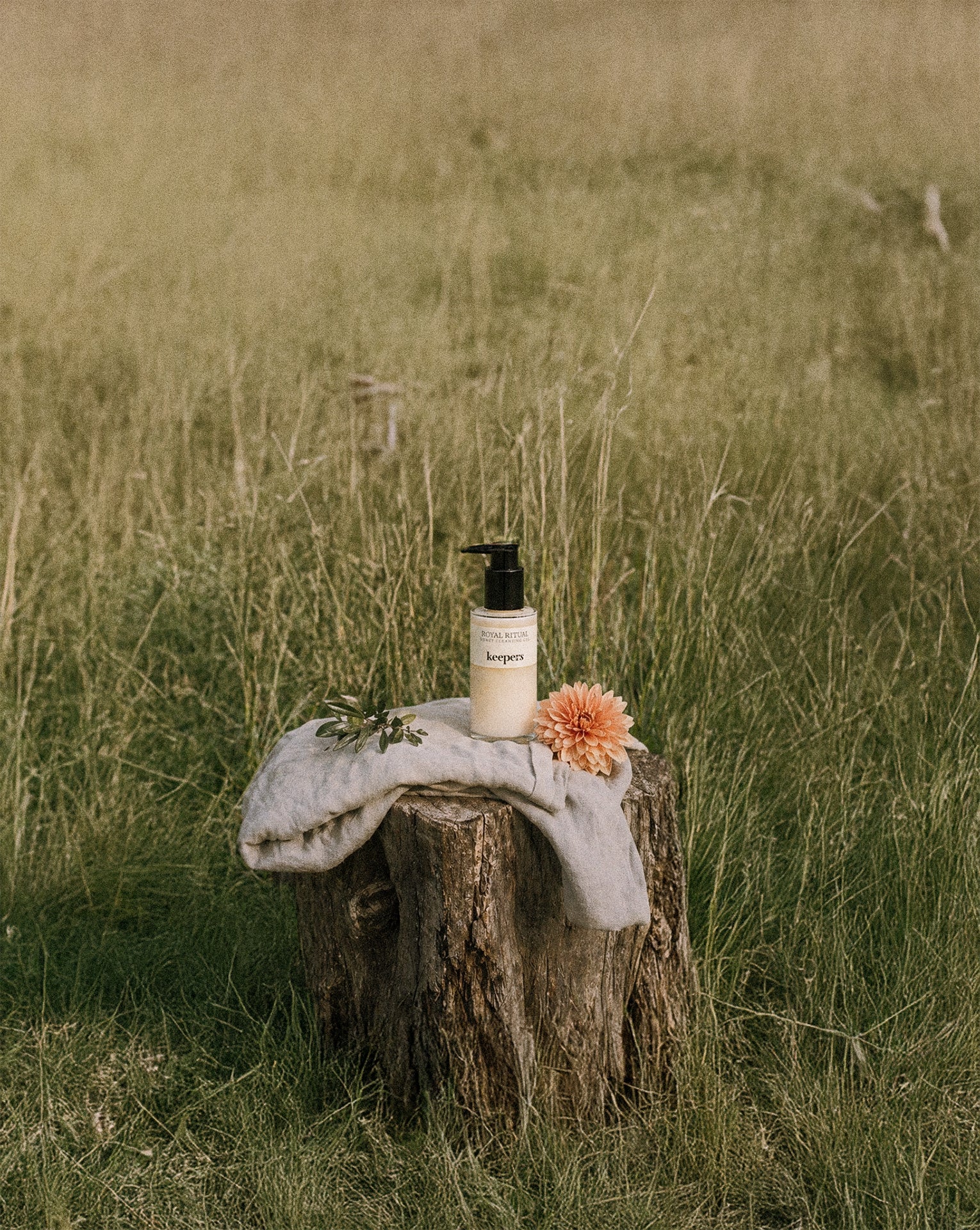 Royal Ritual cleansing gel bottle with honeycomb