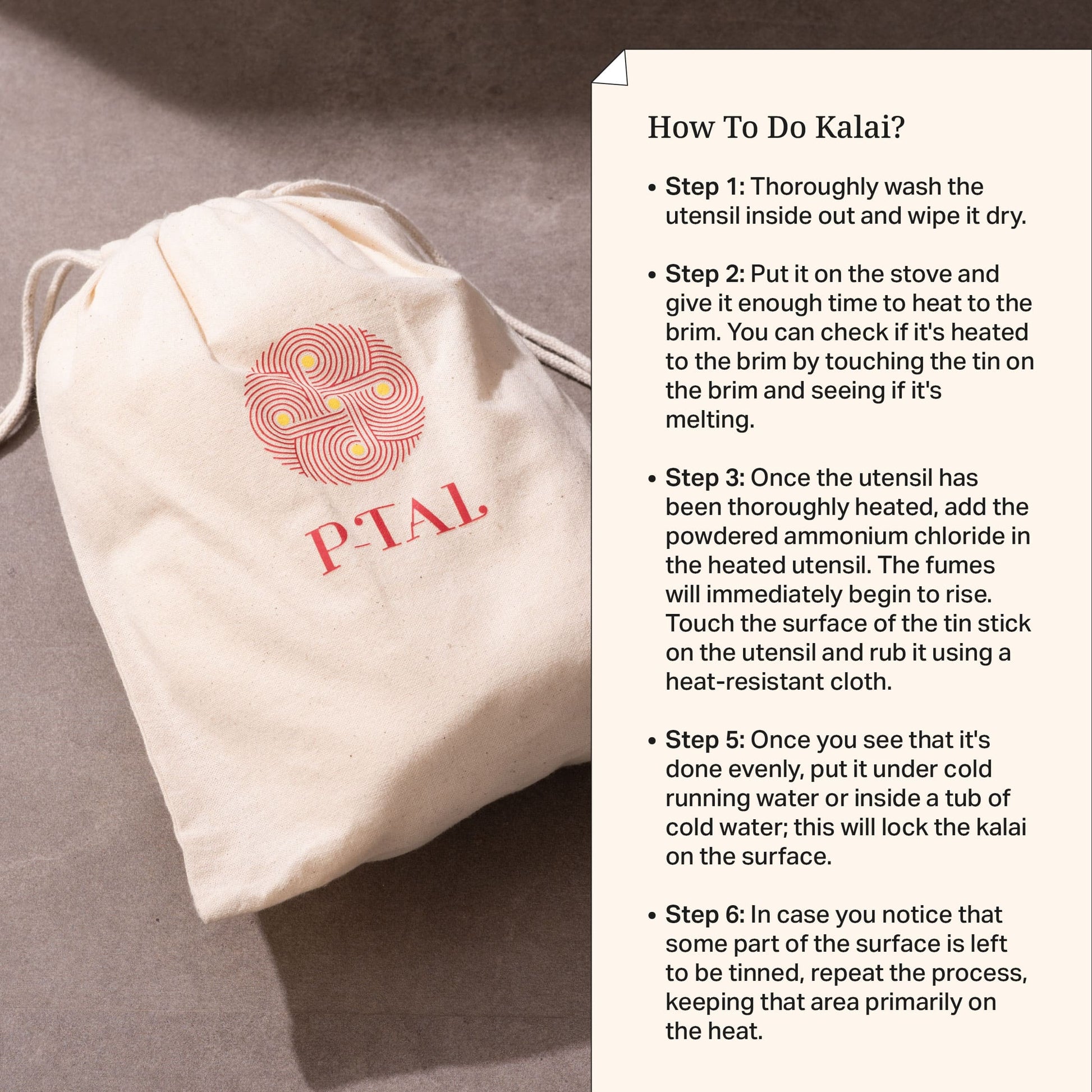 Kalai Kit - DIY Retinning kit (Tin Coating kit for cookware utensils) P-TAL