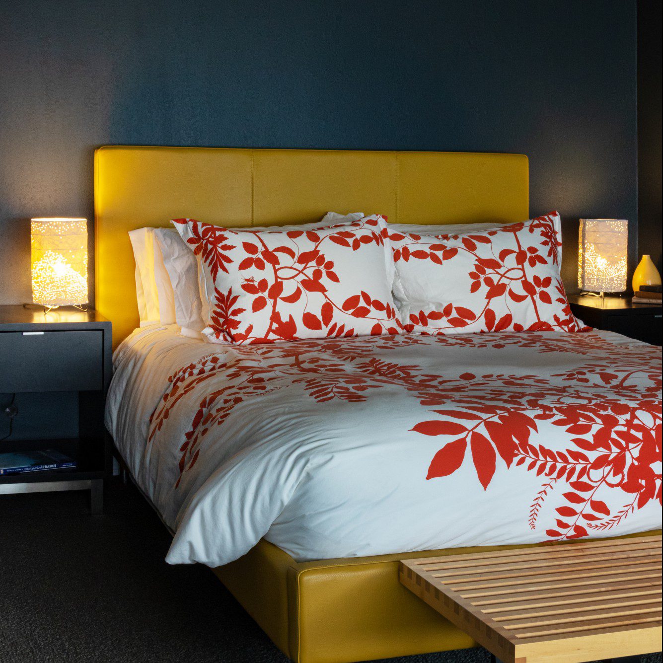 Soji Stella Solace Tyvek Indoor Table Lamp bedside