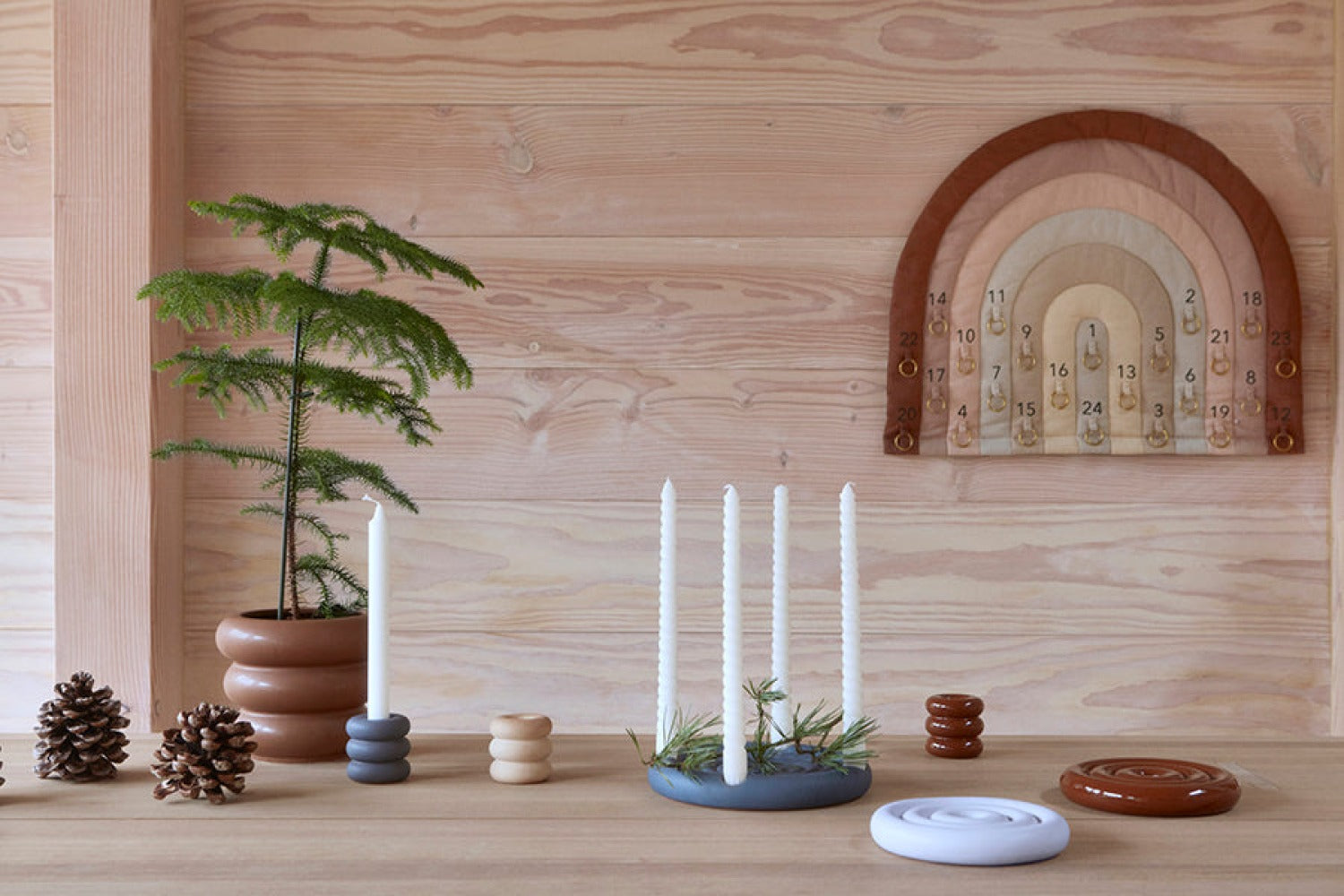 Savi Advent Candleholder Midnight Blue 4