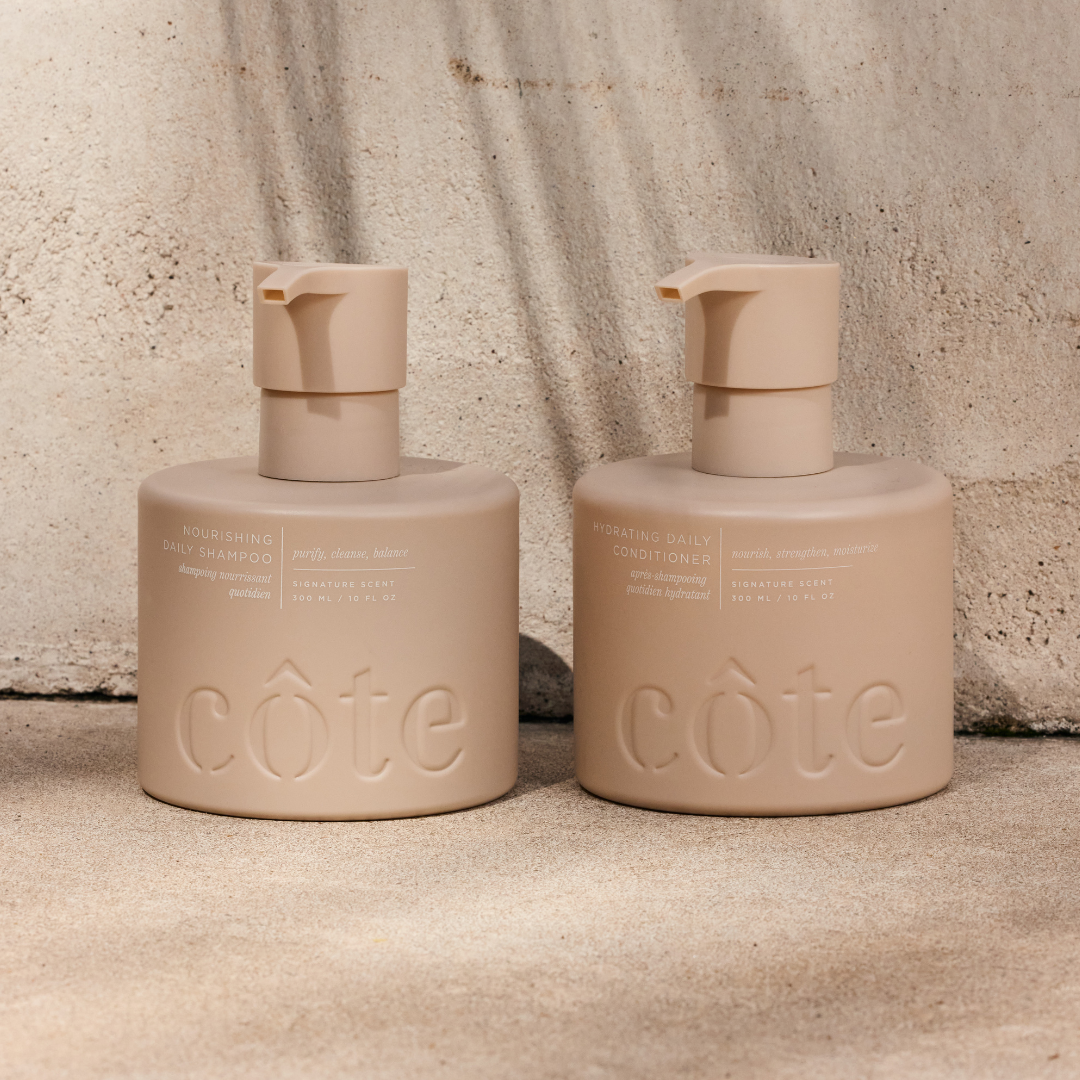 Côte Beauty Daily Hair Essentials Set Non-Toxic Shampoo and Conditioner Duo