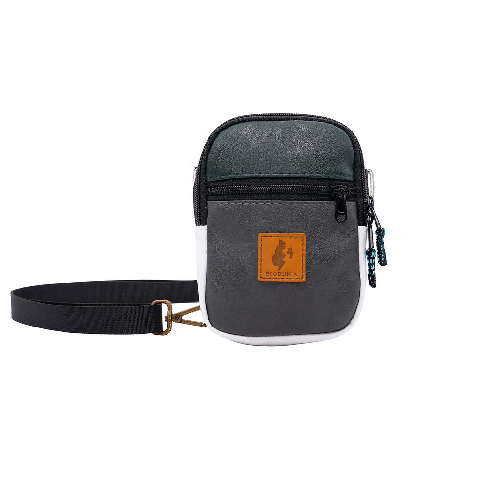 Convertible Vegan Leather Crossbody Sling Bag 1L - EcoDunia | Rozi #color_multicolor