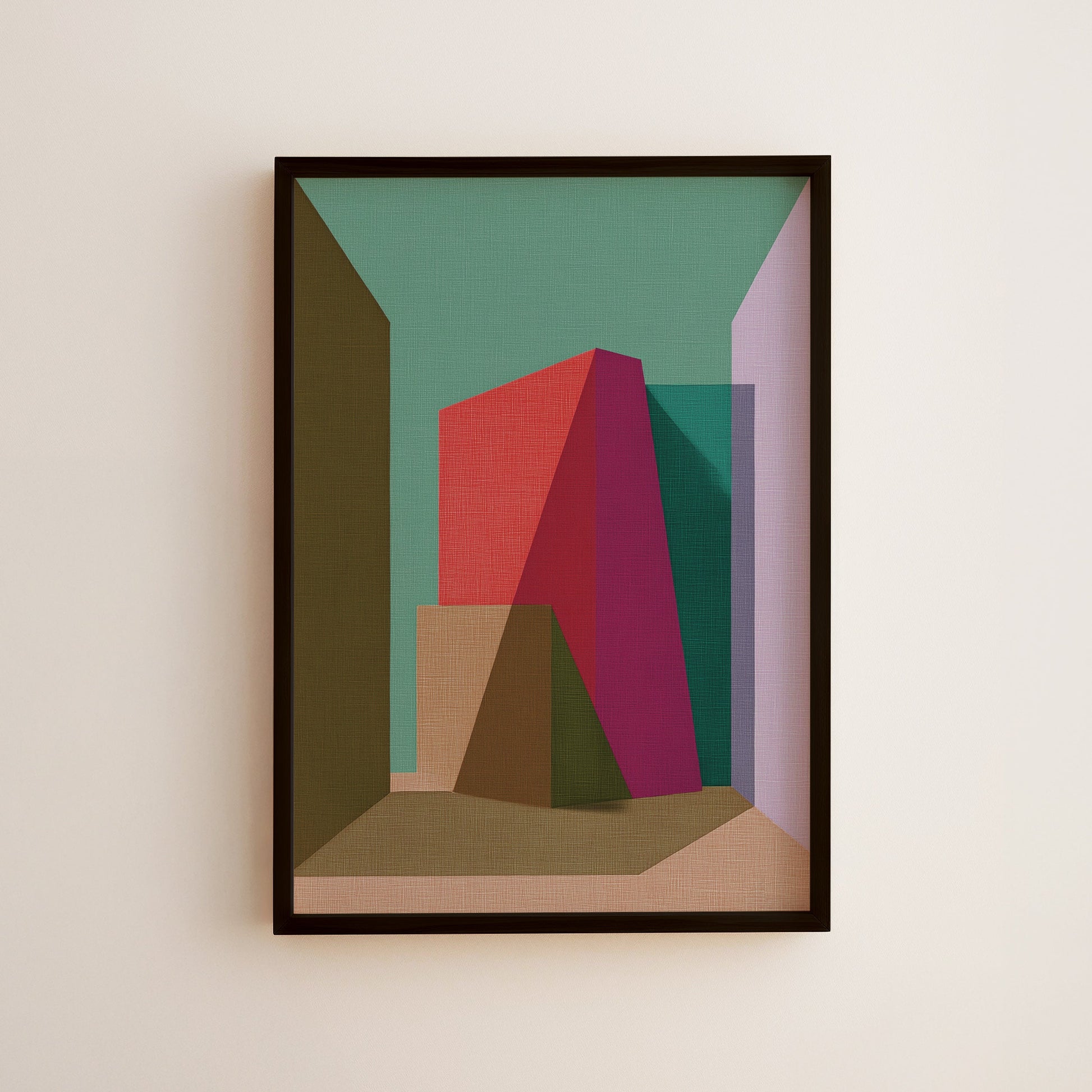 Form and Structure No. 12 — Geometric Abstract Art Print