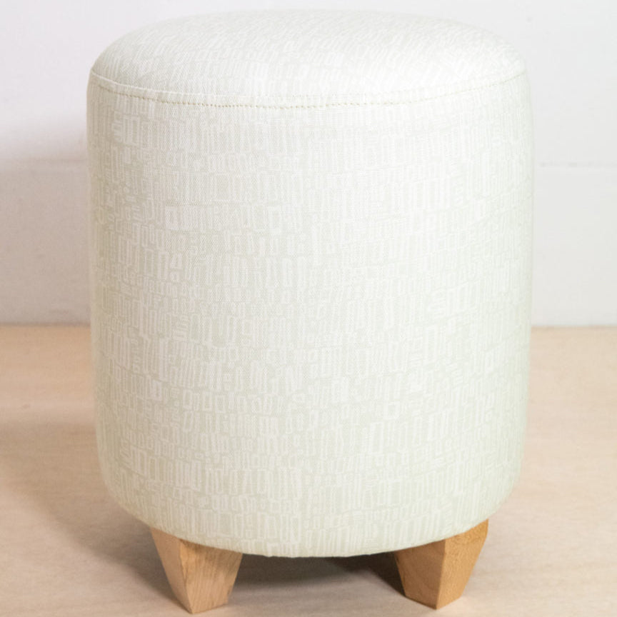 Leucadia in Eleuthera Small Round Ottoman