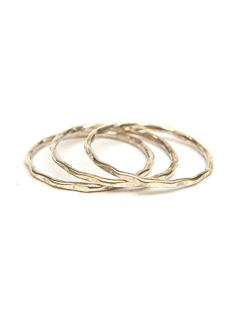 Sterling silver fair trade stacking rings | Fair Anita