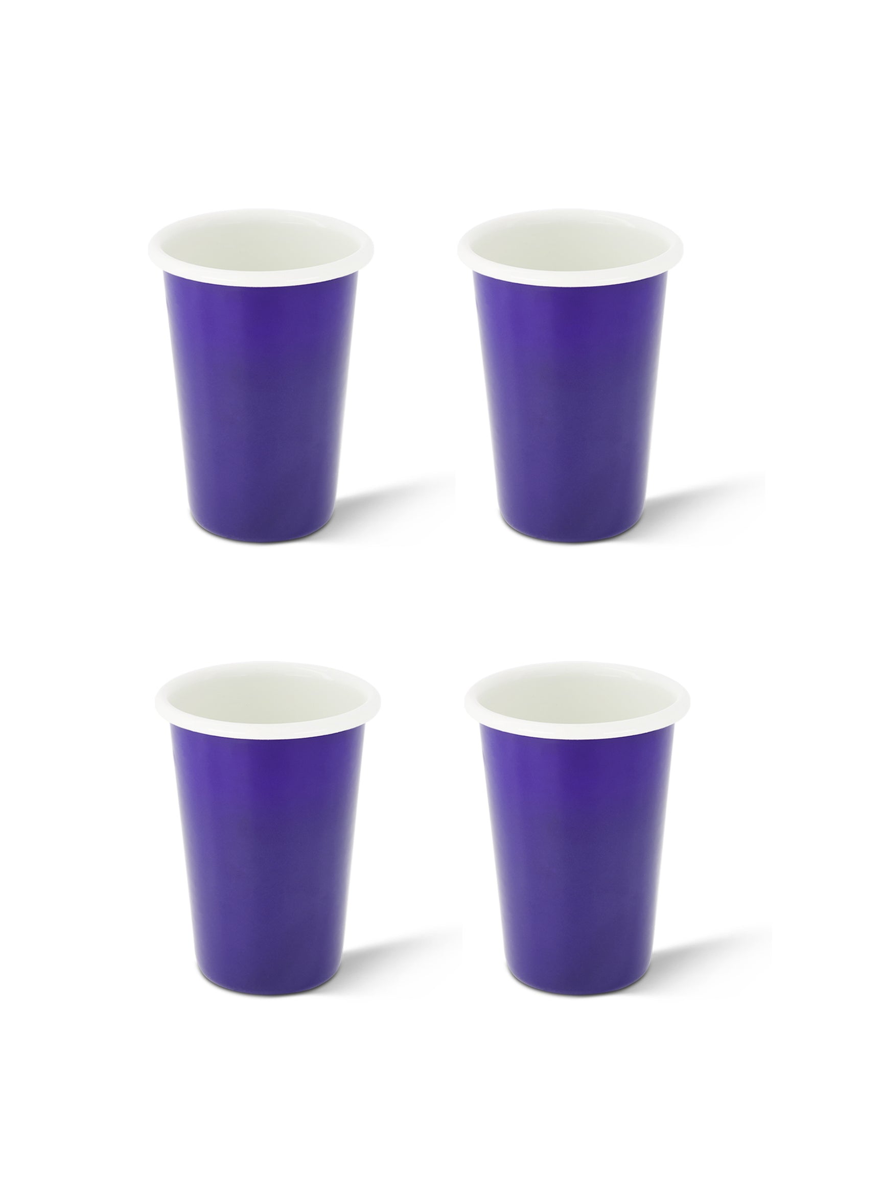 S/4 Large Enamel Tumbler  - Two Tone