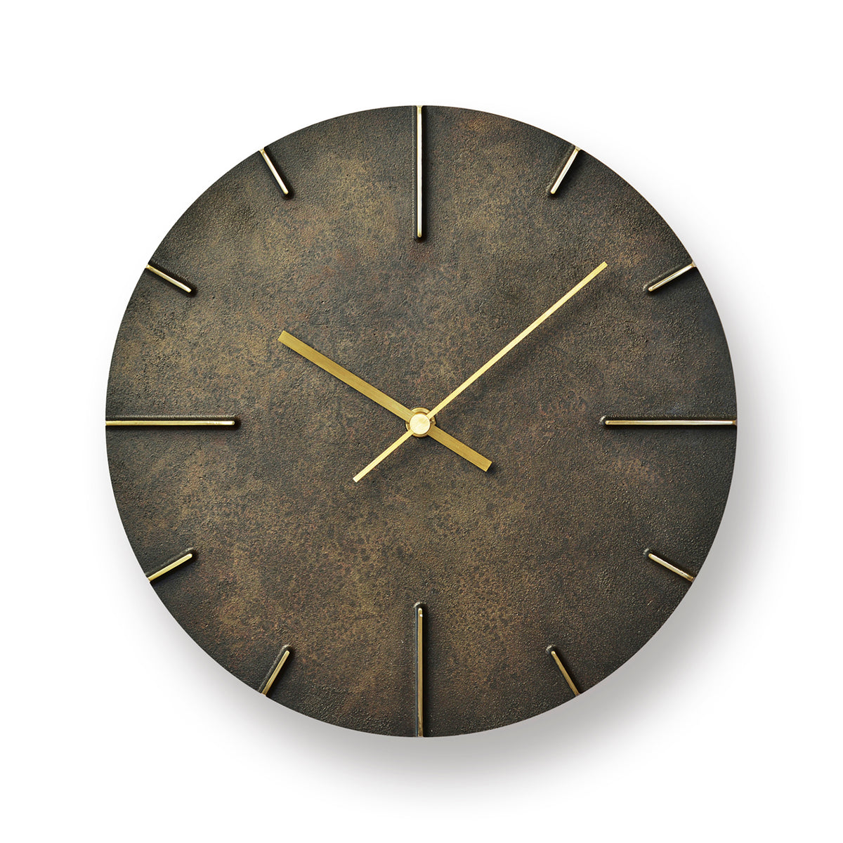 Lemnos Quaint Cast Brass Clock