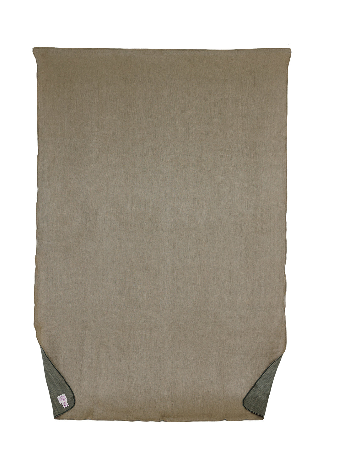 olive green alpaca throw blanket