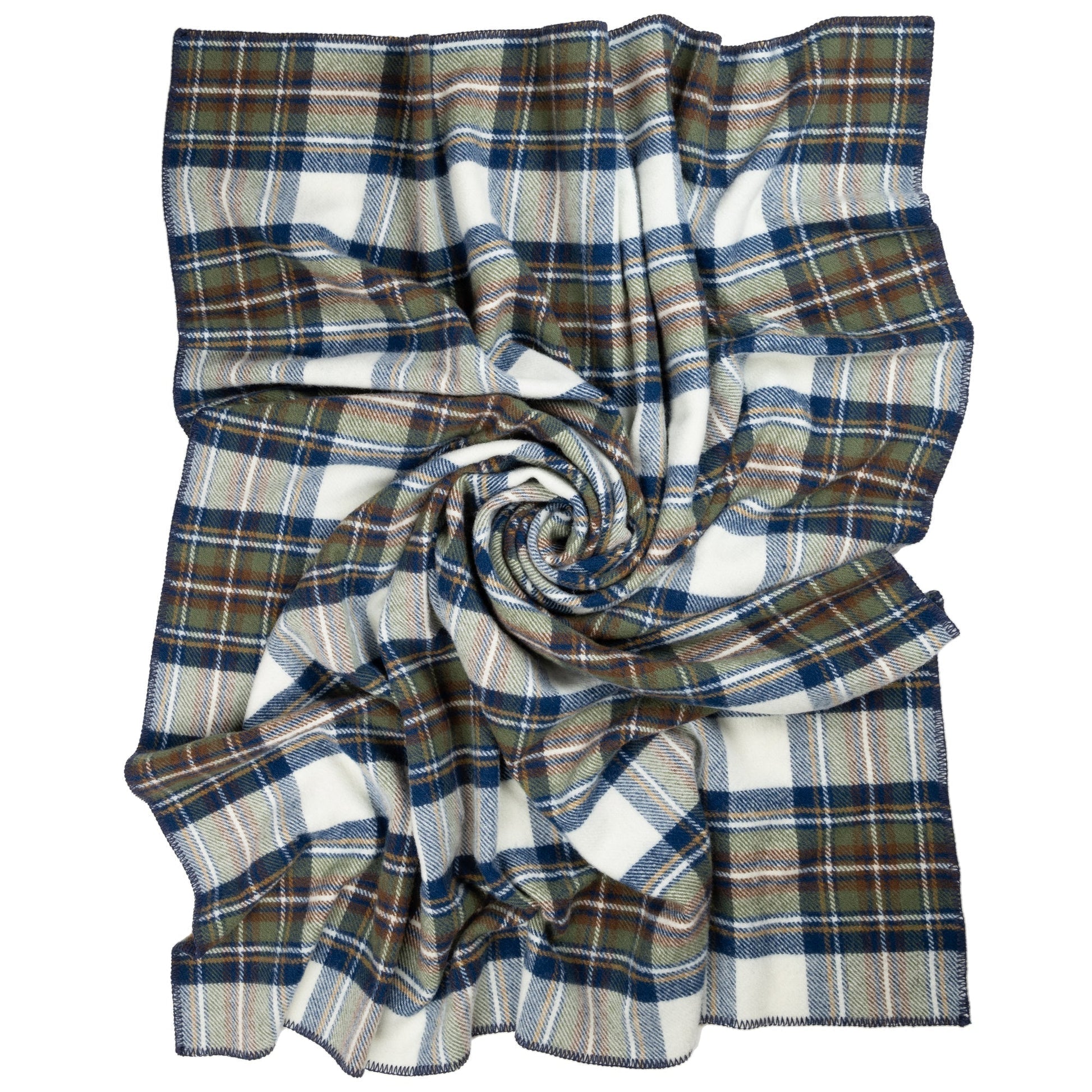 Prince of Scots Highland Tweeds BIG Throw ~ Muted Blue Stewart ~-Throws and Blankets-810032753047-BIGThrowMutedBlue-Prince of Scots