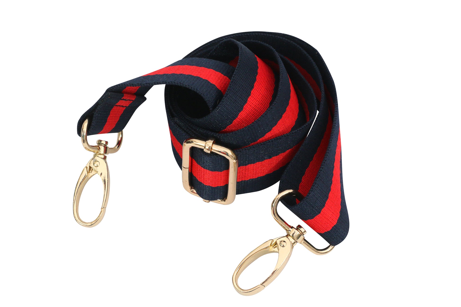 Navy Red Guitar Crossbody Strap