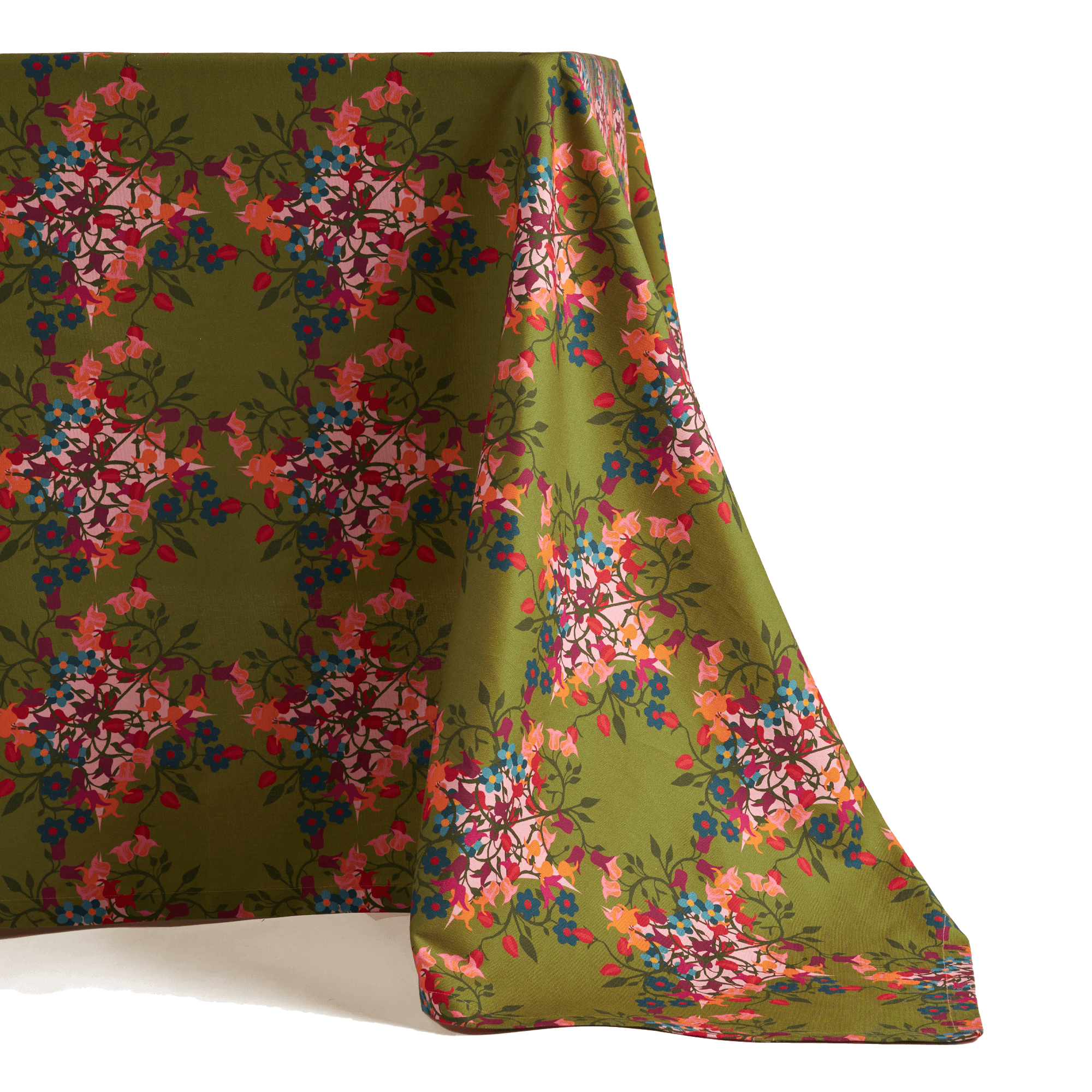 Tablecloth Blumen Green