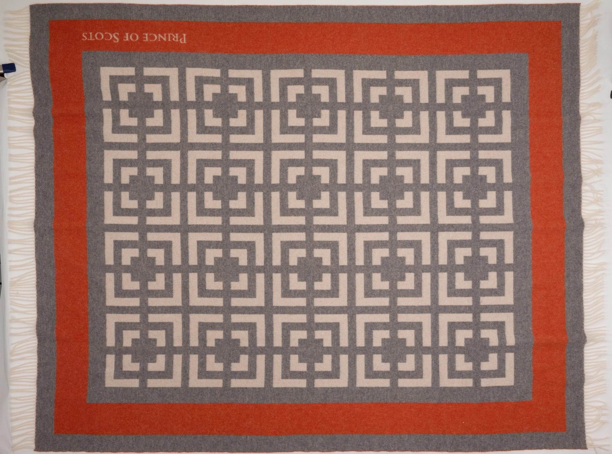 The Champion Links Throw – Extra-Fine Italian Merino Wool | 56" x 72"-Throws and Blankets-[bar code]-Prince of Scots