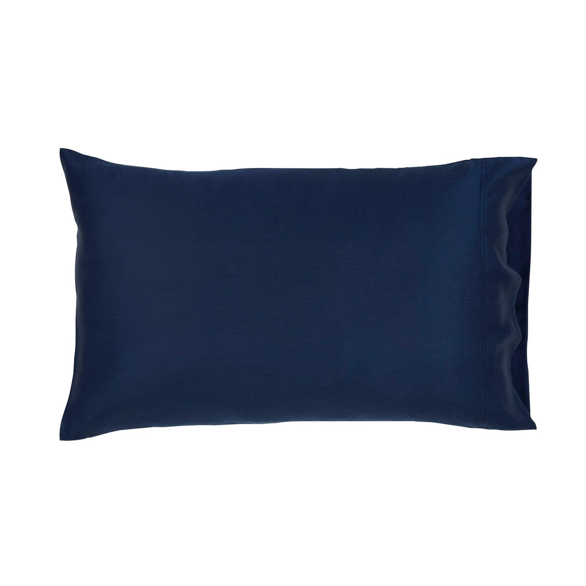 ASP-509-X_1|Rich navy blue pillow sham, crafted from soft, durable fabric, offering a comfortable and elegant bedding accent.