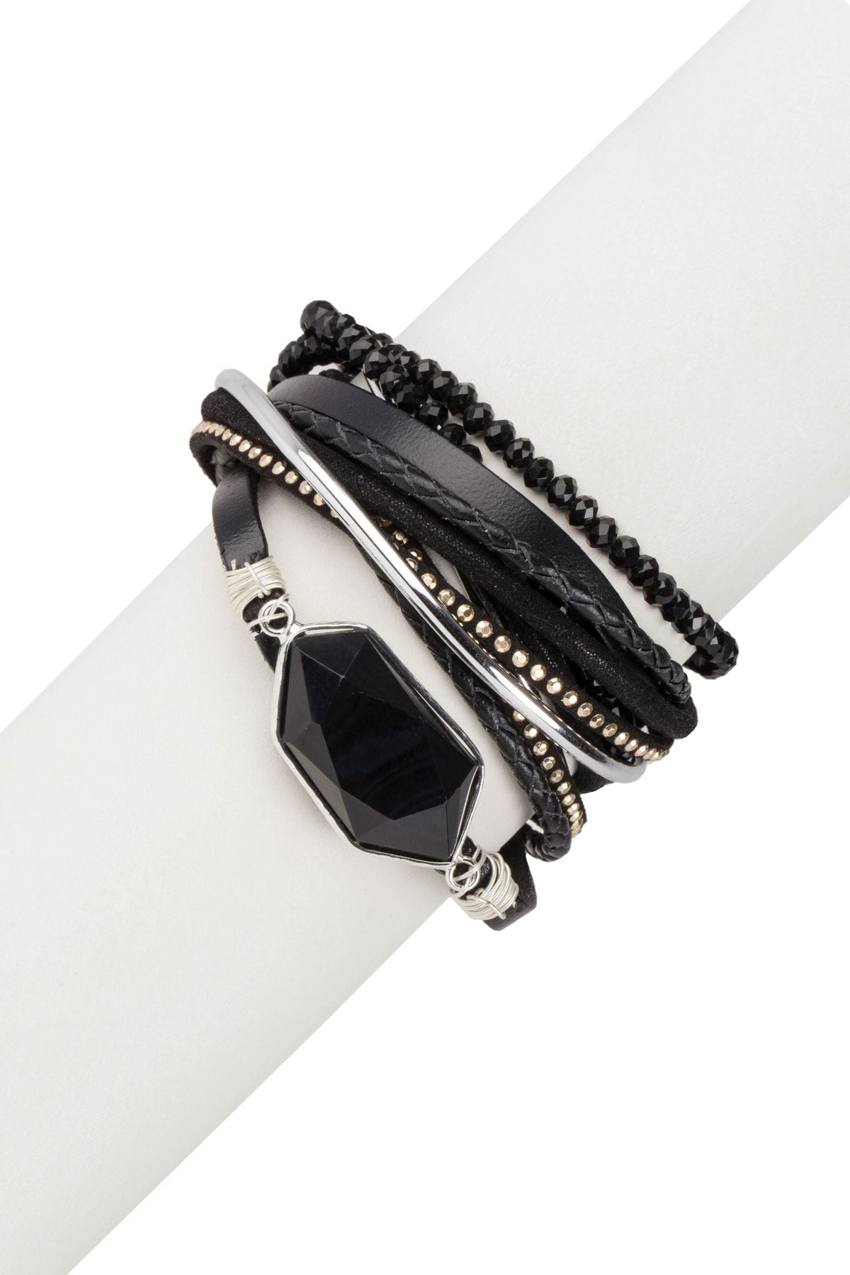 Endless Dream Double Wrap Bracelet - Black