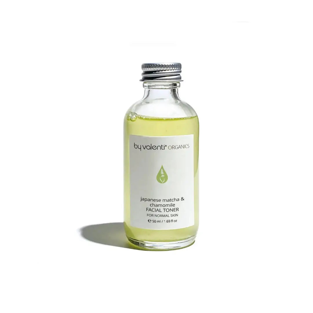 Japanese Matcha & Chamomile Facial Toner for Normal Skin By Valenti Organics Natural Skin Care