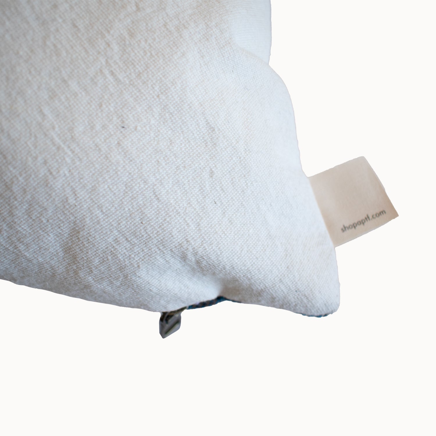 Nonna Upcycled Blue Plaid Pillow - Apartment F