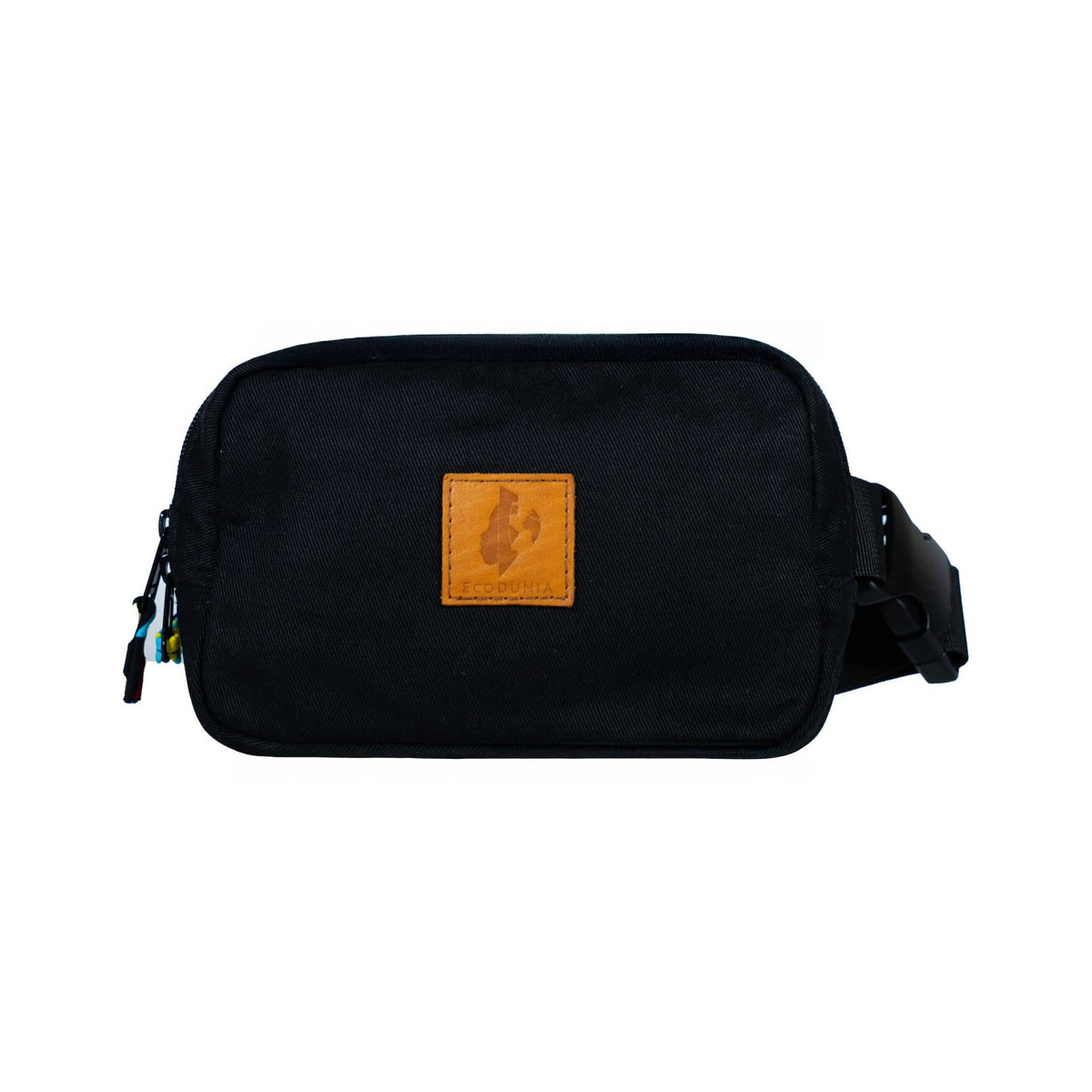 Canvas Crossbody Belt Bag Pouch, The Everywhere Belt Bag #color_black