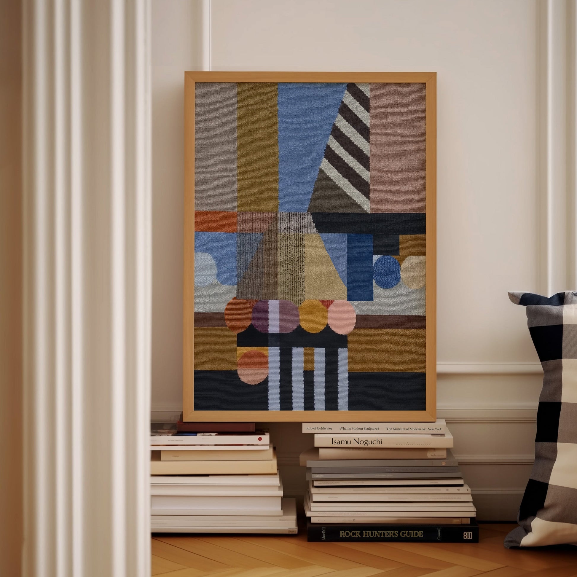 Woven Perspectives No. 05 — Geometric Abstract Art Print