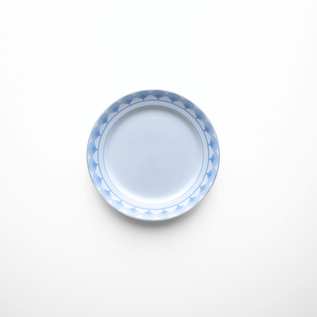 Blue Nightingale Porcelain Dessert Plates, Set of 4