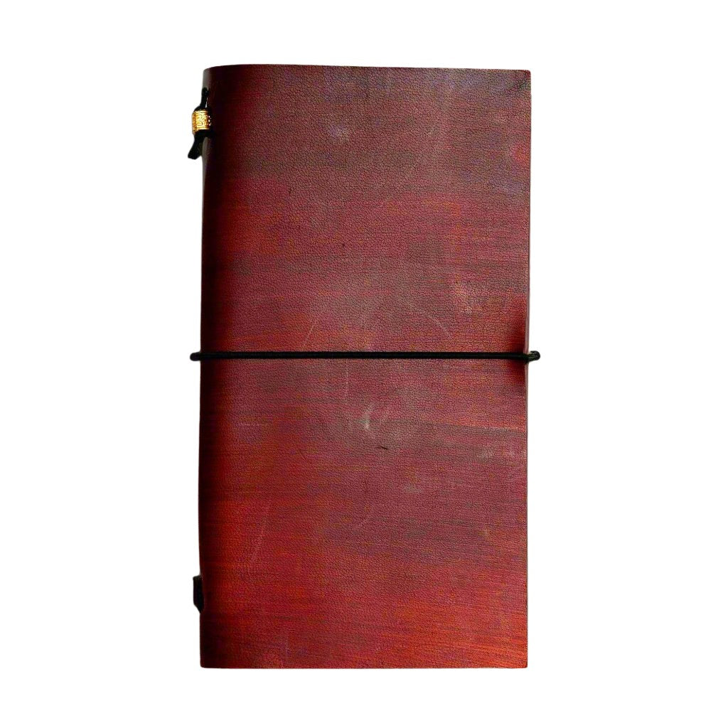 Pocket-sized travel journal – handmade and portable, ideal for jotting down thoughts, memories, and ideas on the road