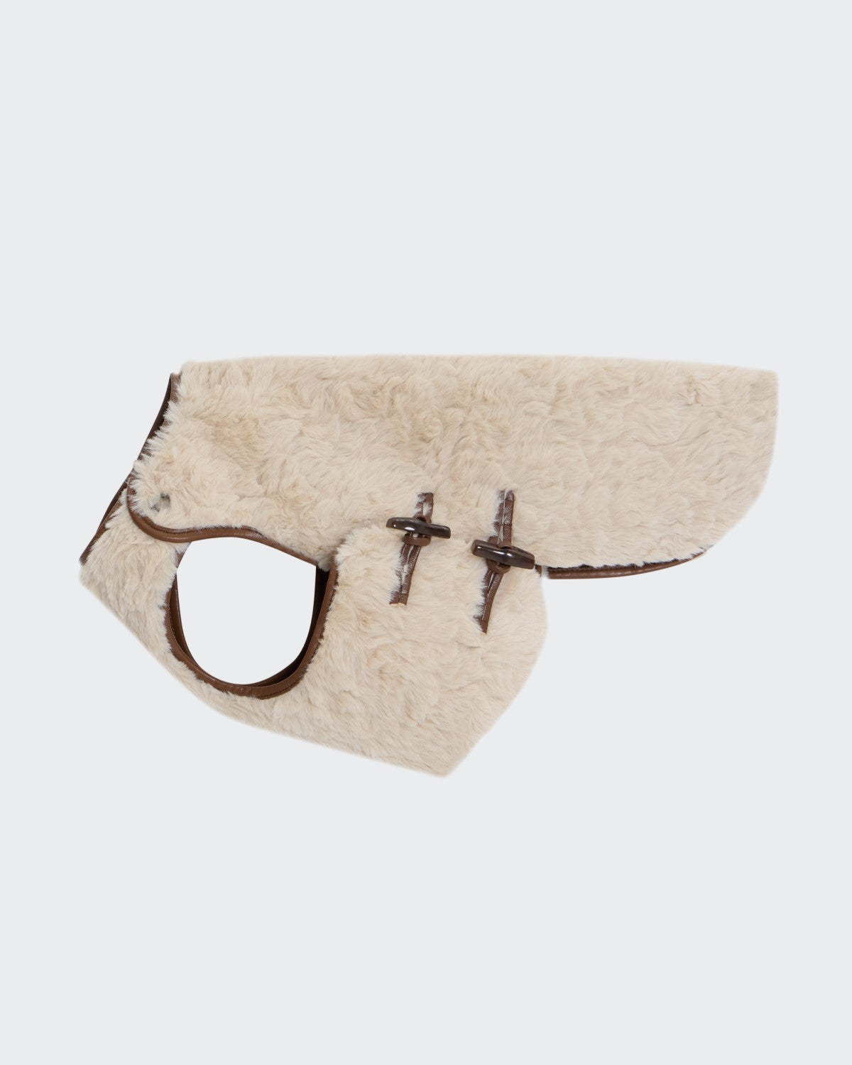 Apricot caramel faux fur dog coat — The Pastoris by Cave Canem