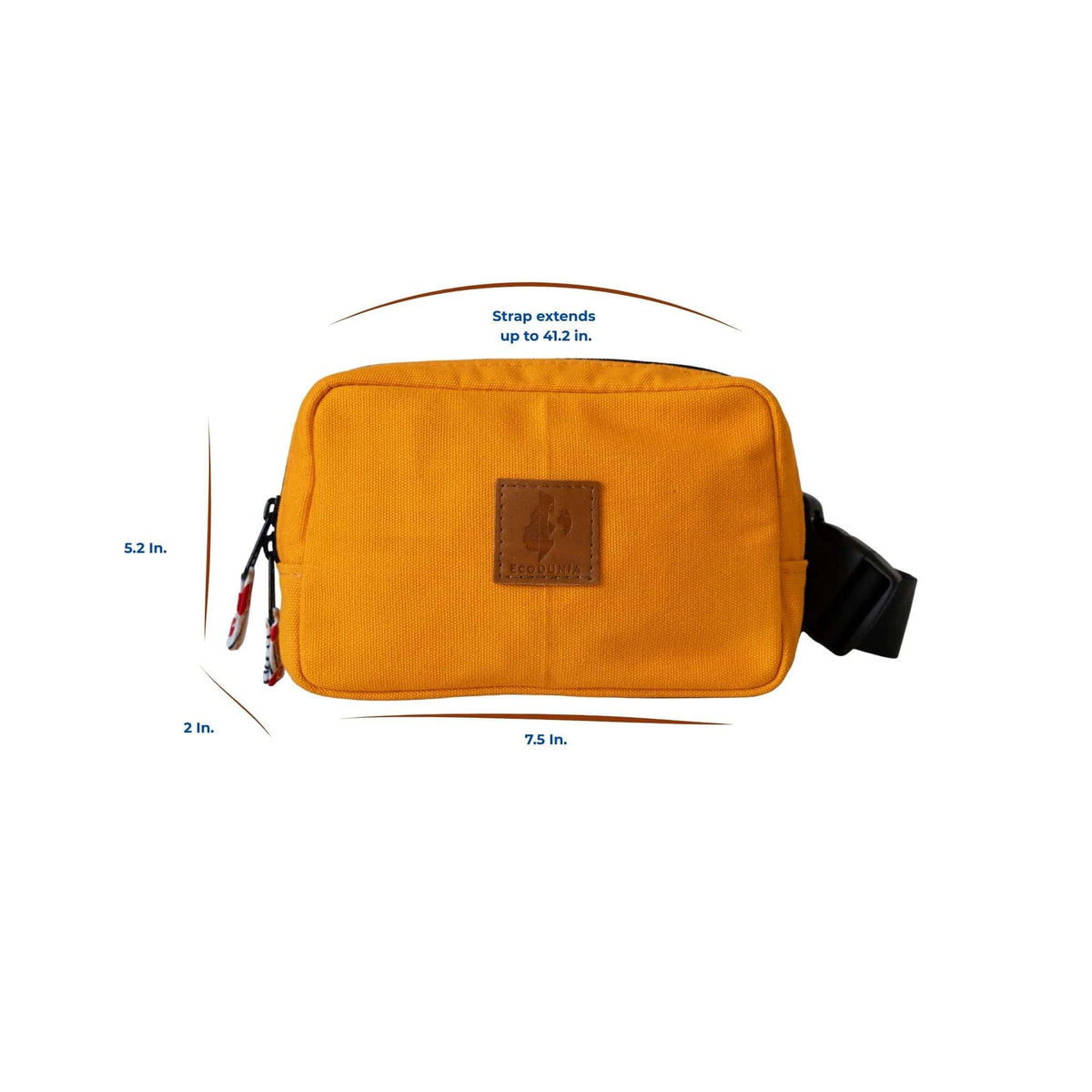 Canvas Crossbody Belt Bag Pouch, The Everywhere Belt Bag #color_orange