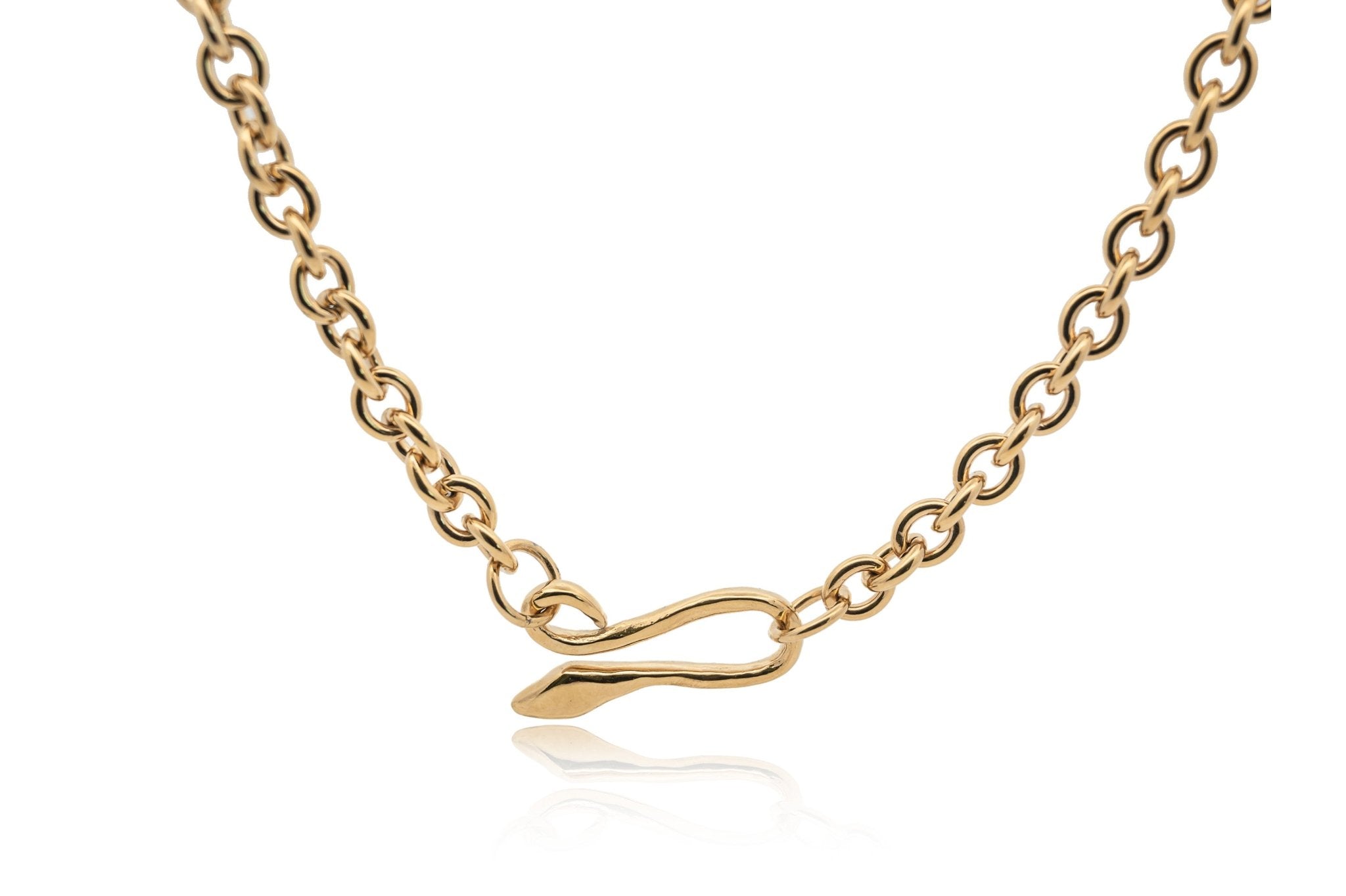 Serpent Hook Chain Necklace - Dea Dia