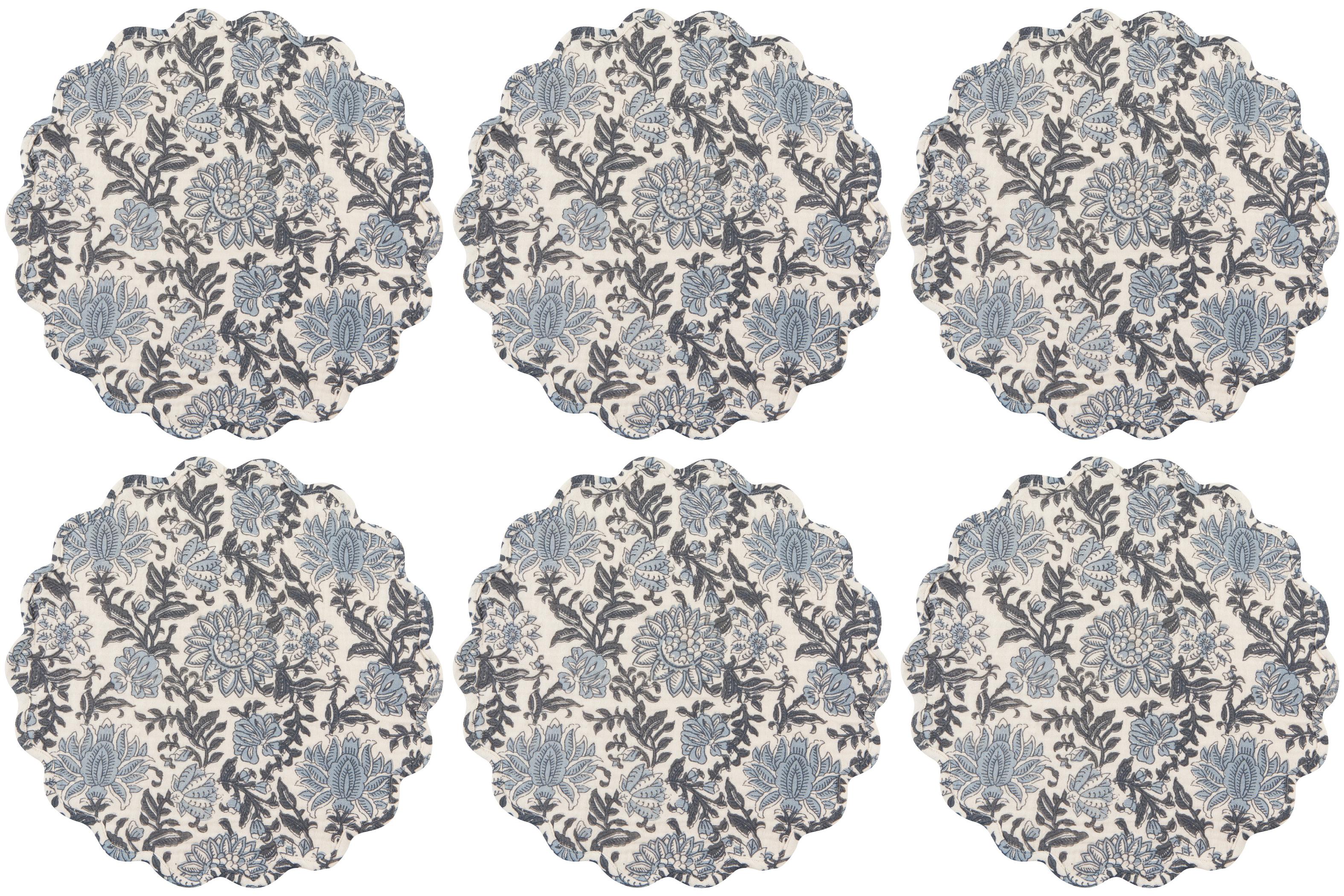 Set of 6 Placemat Double Weave Briar