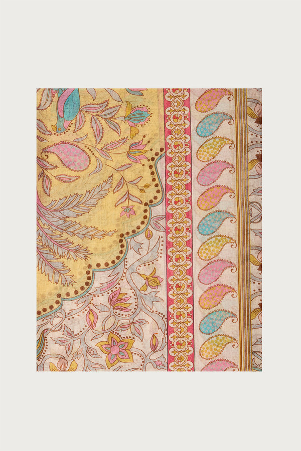 Paisley Palm Scarf - Multi