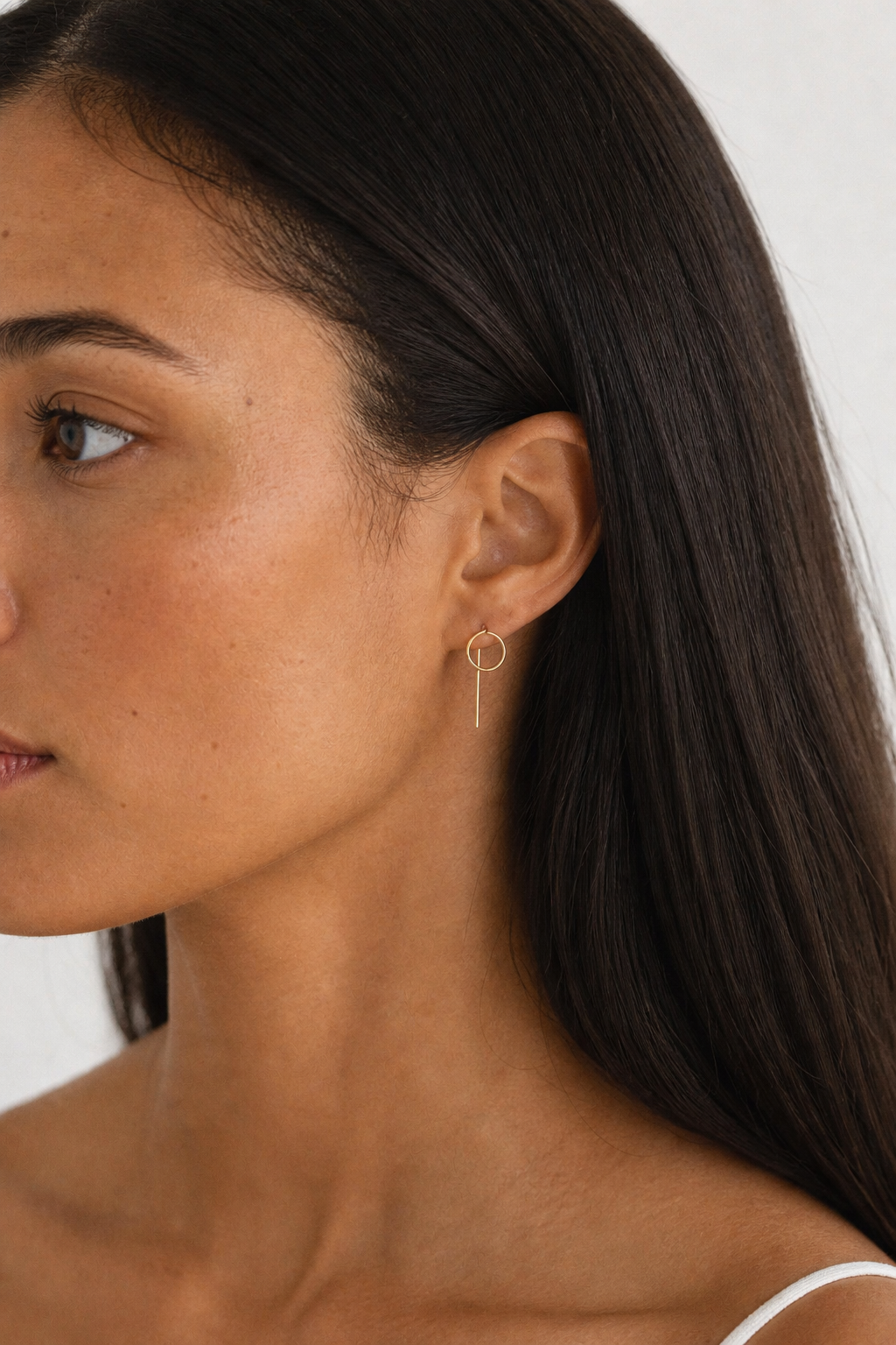 Eloise Threader Earrings | Gold Fill