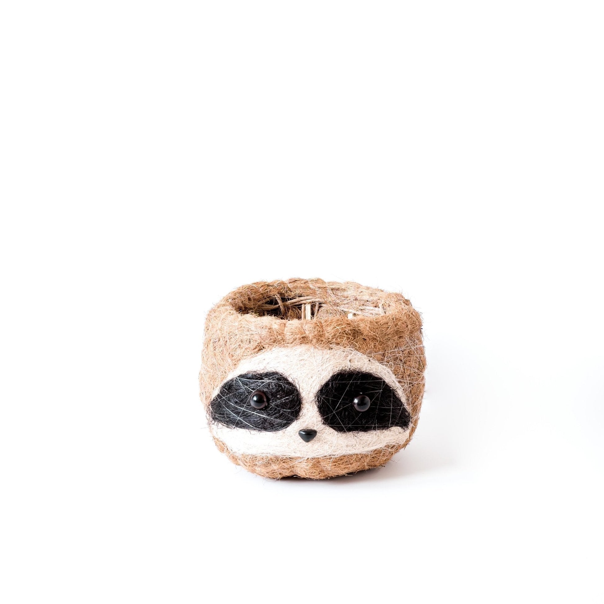 Planters - Large three-tone Sloth - Coco Coir Pots (6 inch) | LIKHÂ - LIKHÂ