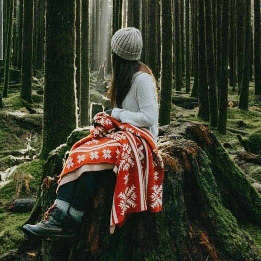in2green Eco Throw Cotton Sustainable Knit Throw Blanket | Fair Isle 655646730684 BL01FA1